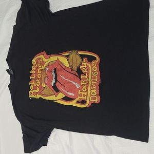 Harley-Davidson Rolling Stones Collectors Dealership Tee RARE Black XL men